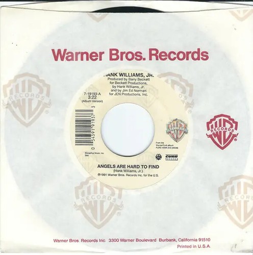 Hank williams angels are - hank, jr.